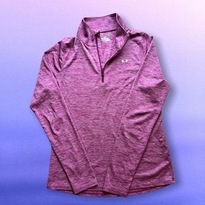 Under Armour light shirt with quarter zip size medium